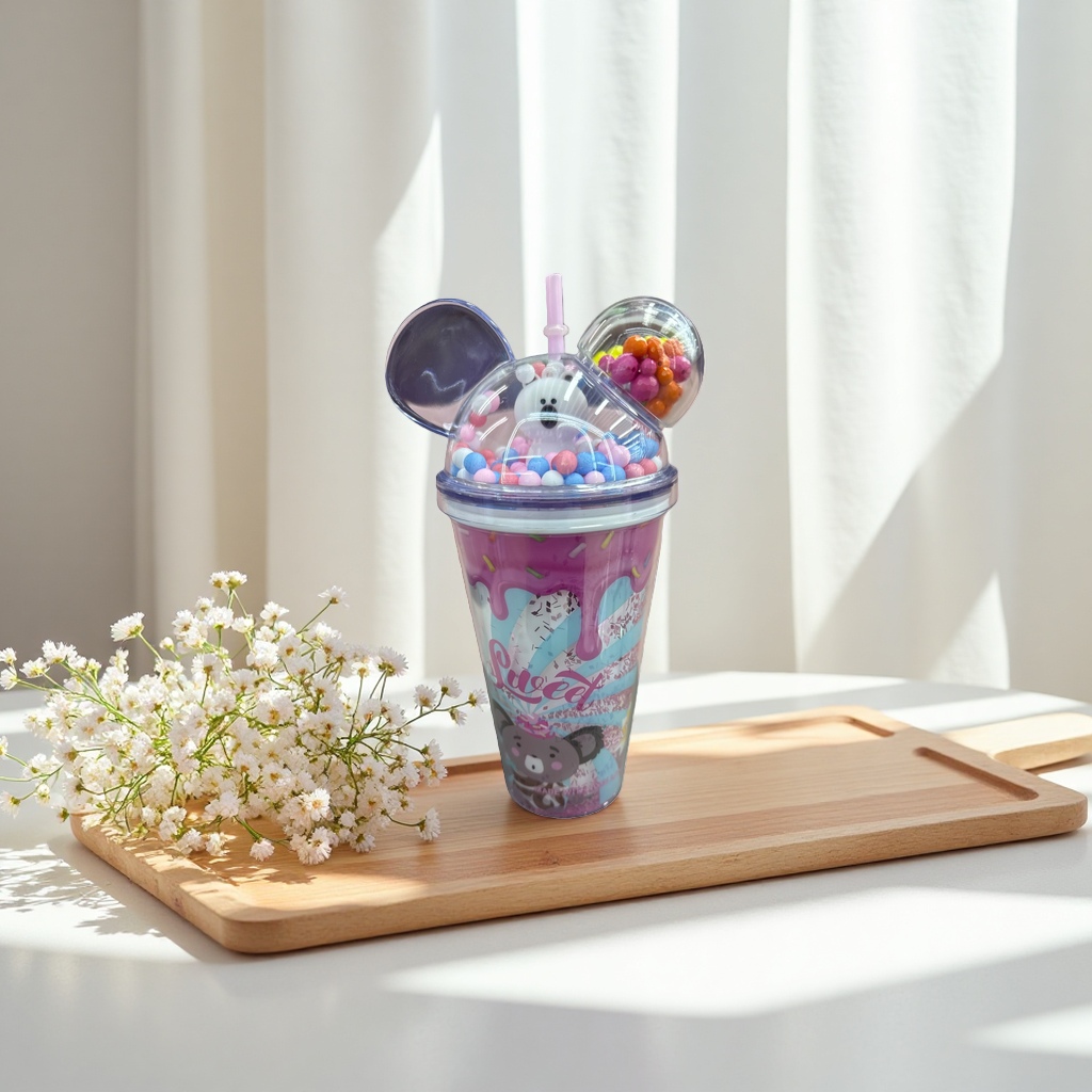 Cute cartoon-patterned ceramic cups, home and office water cups, heat-resistant portable mugs Application Scenario