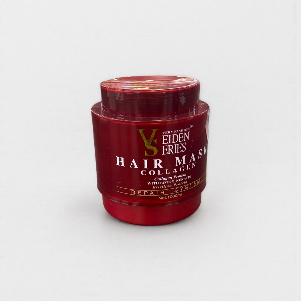The red hair mask can hair care product nourishes, repairs, makes the hair smooth and shiny Specification image