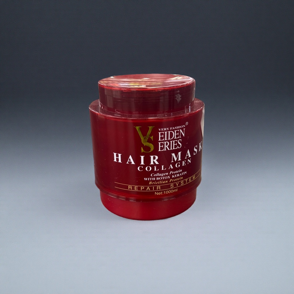 The red hair mask can hair care product nourishes, repairs, makes the hair smooth and shiny details Picture