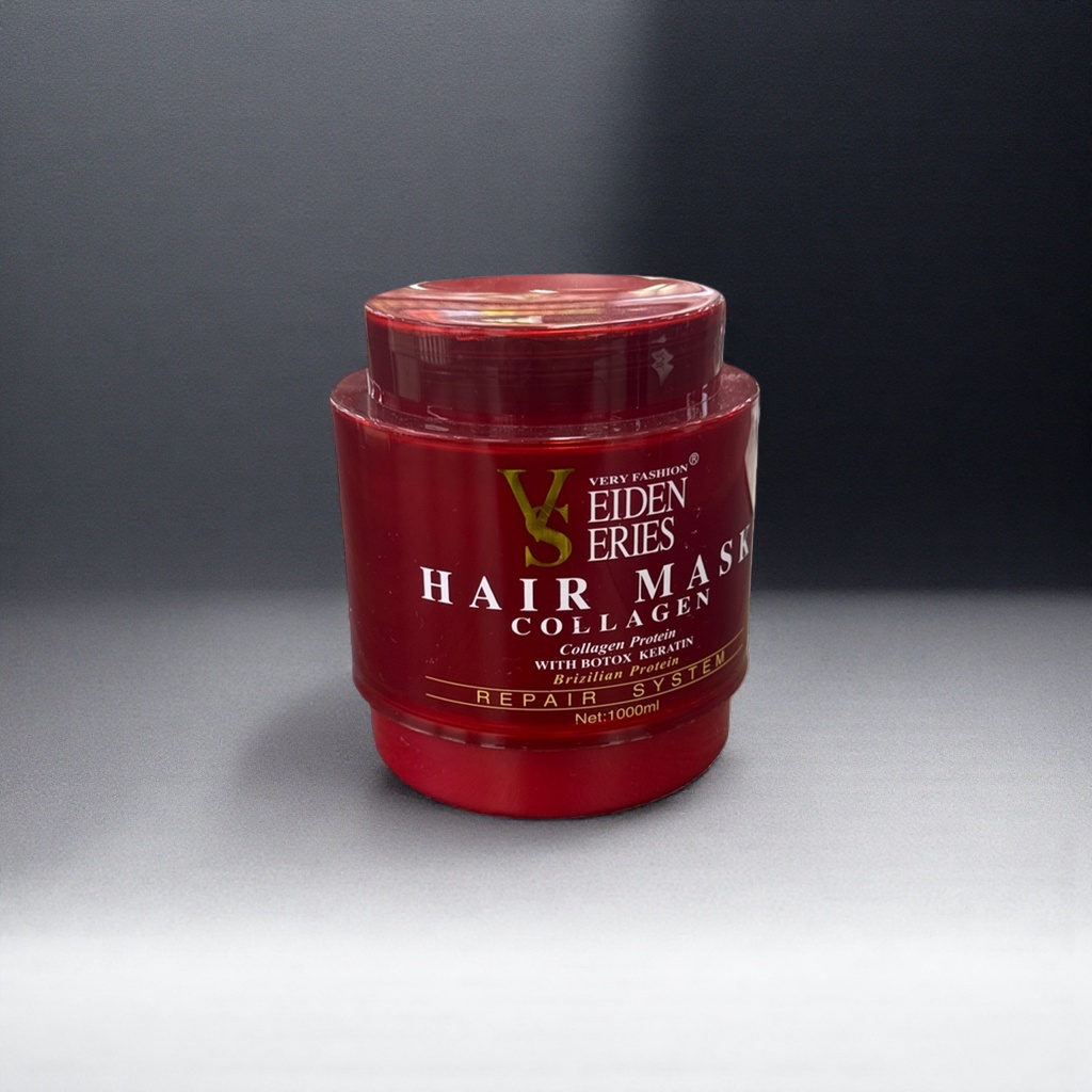 The red hair mask can hair care product nourishes, repairs, makes the hair smooth and shiny