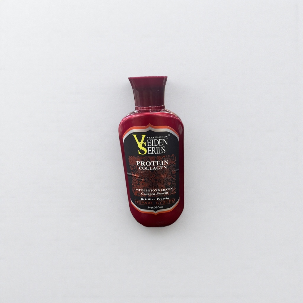 The red bottle protein collagen repair system product repairs damaged hair and nourishes and strengthens it Specification image