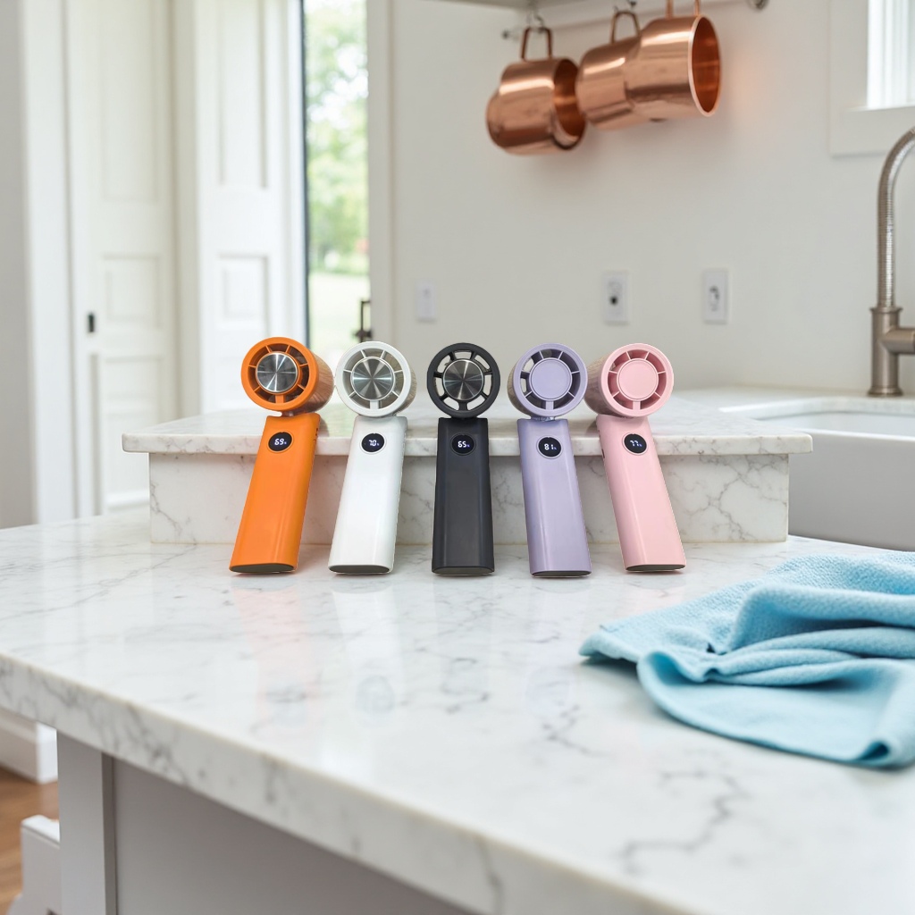 The portable handheld fan is small, light, USB charging, strong wind force, quiet and long-lasting Application Scenario