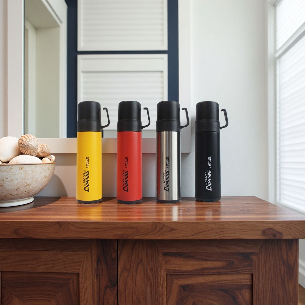 Fukuang vacuum thermo cup 500ml de acero inoxidable de gran capacidad taza de agua portátil details Picture