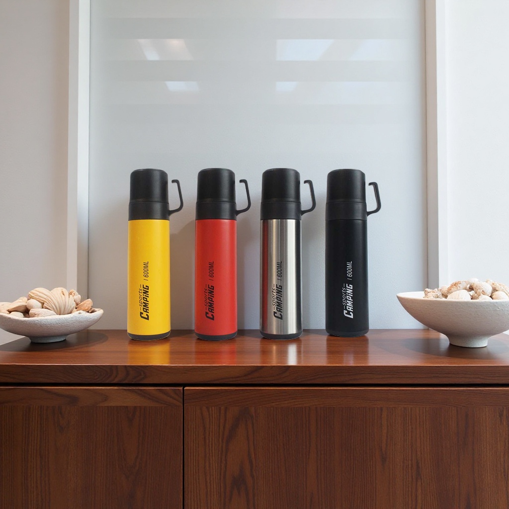 Fukuang vacuum thermo cup 500ml de acero inoxidable de gran capacidad taza de agua portátil Specification image