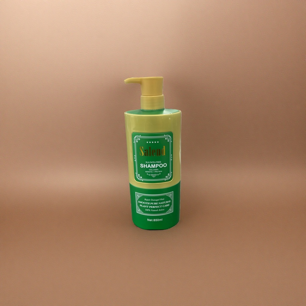 Salend green bottle shampoo is refreshing, oil-controlling, fluffy and smooth Application Scenario