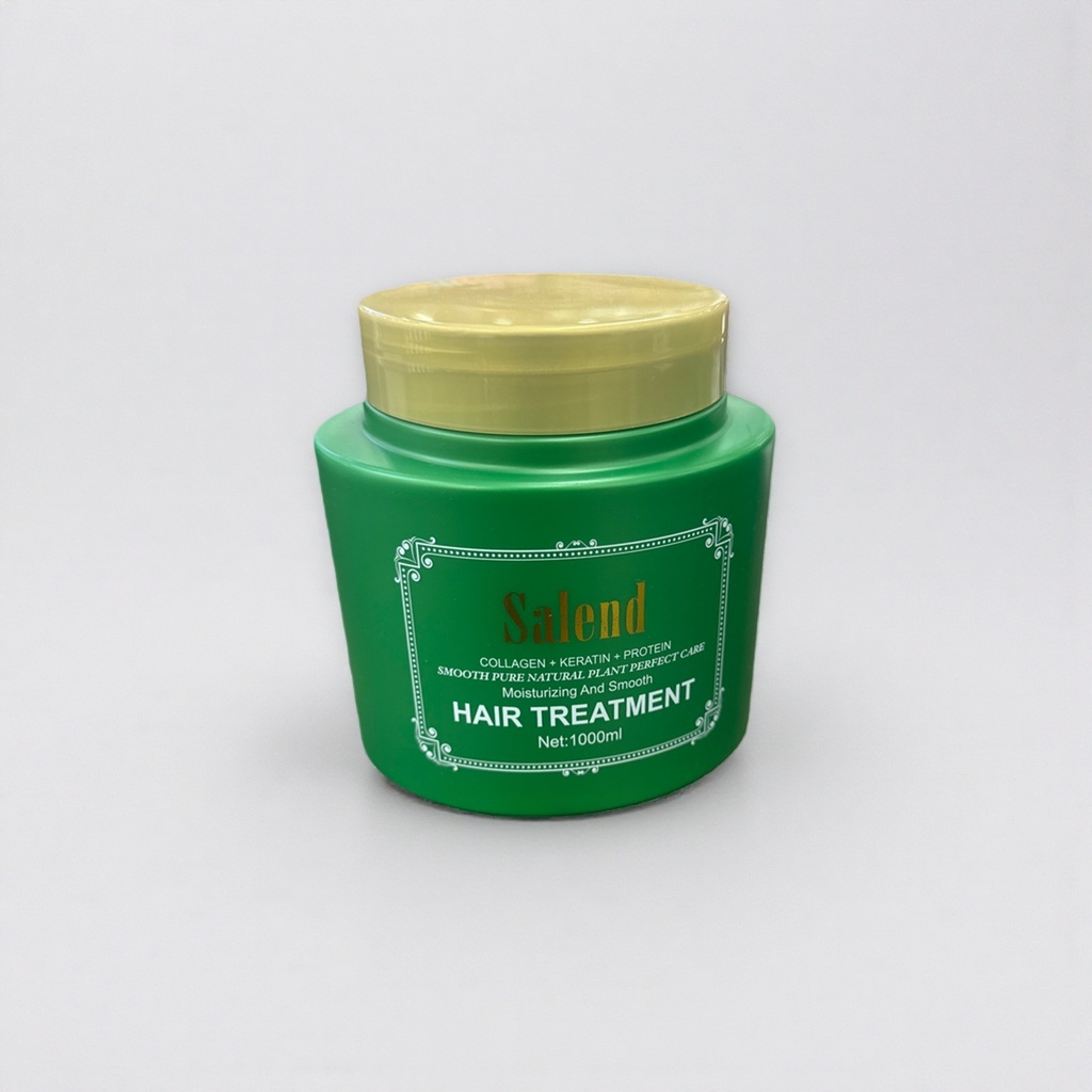 Salend green bottle hair conditioner nourishes, repairs, softens and brightens the complexion Specification image