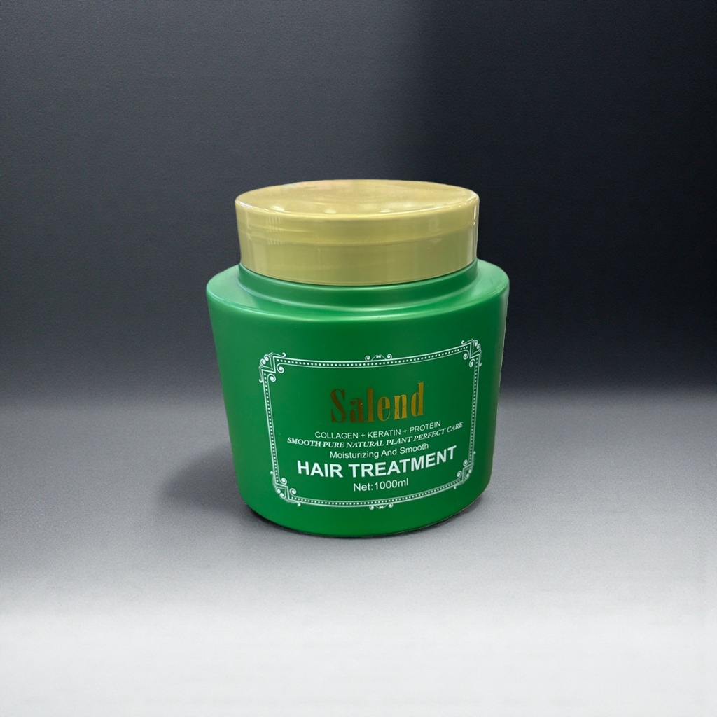 Salend green bottle hair conditioner nourishes, repairs, softens and brightens the complexion