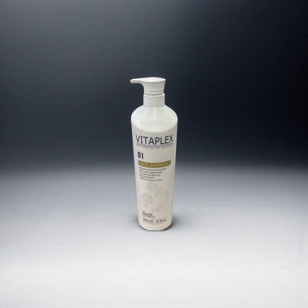VITAPLEX Repairing and Strengthening Shampoo gently cleanses and nourishes the hair strands