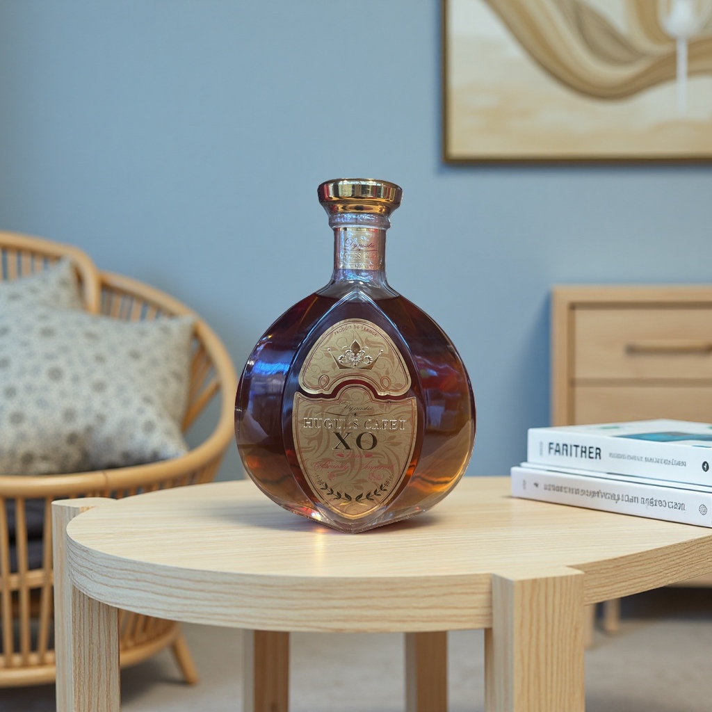 HUGUES CAPET XO brandy bottle 700ml French Cognac aged Specification image