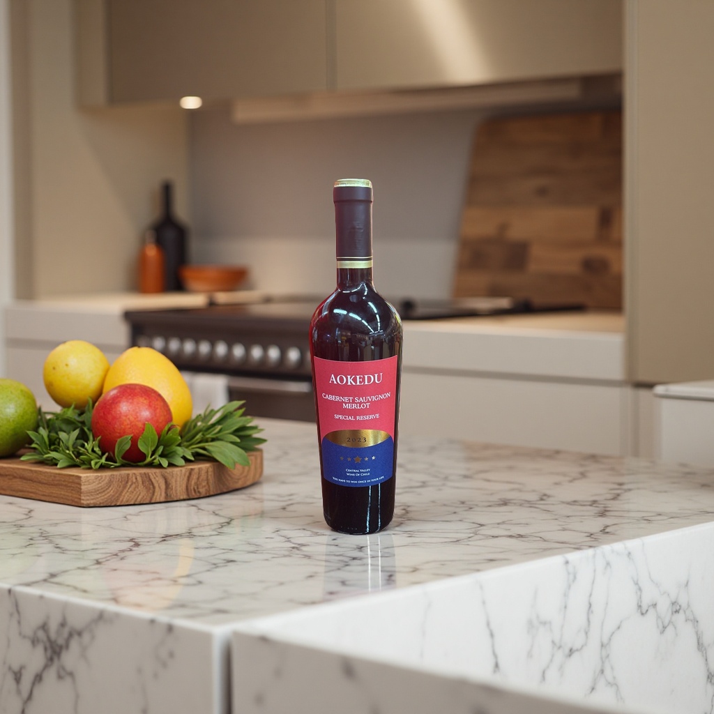 AOKEDU Cabernet Sauvignon Merlot Grand Reserve Dry Red Wine bottled details Picture
