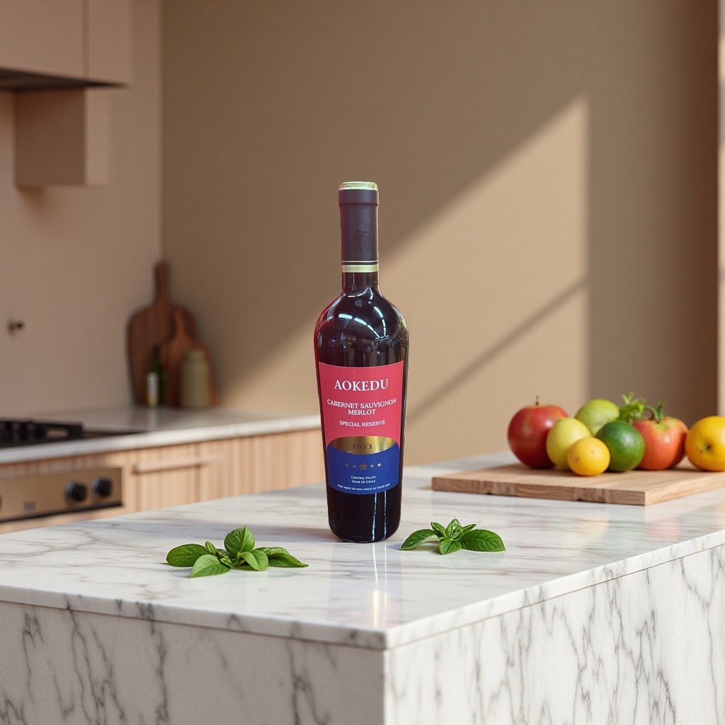 AOKEDU Cabernet Sauvignon Merlot Grand Reserve Dry Red Wine bottled