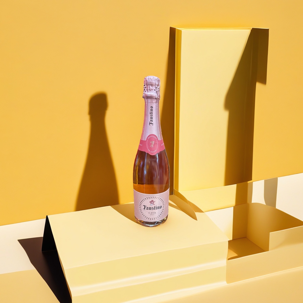 Faustino Cava Brut Sparkling Wine 750ml Spanish imported dry Sparkling wine