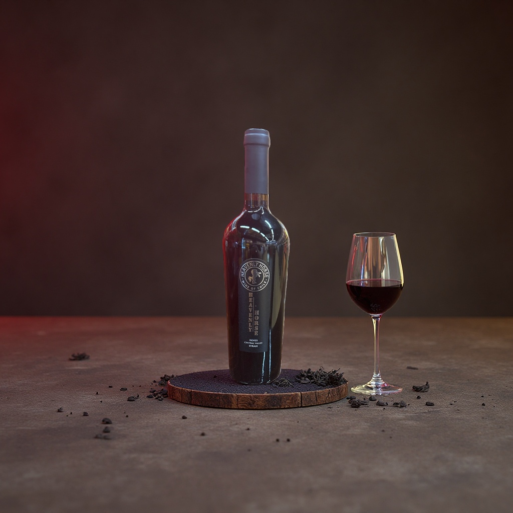 Red wine bottle, glass empty bottle, home decoration cocktail vessel, 750ml