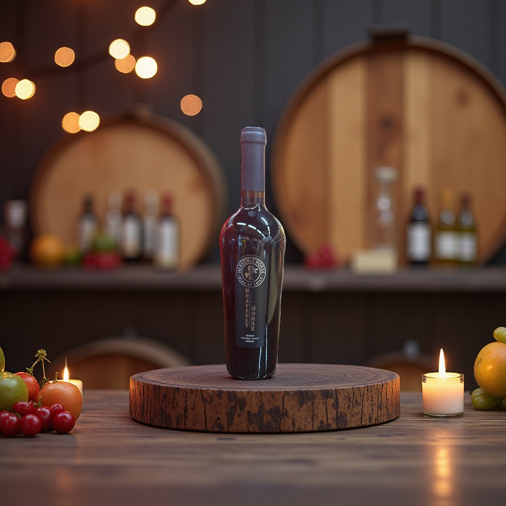Red wine bottle, glass empty bottle, home decoration cocktail vessel, 750ml Application Scenario