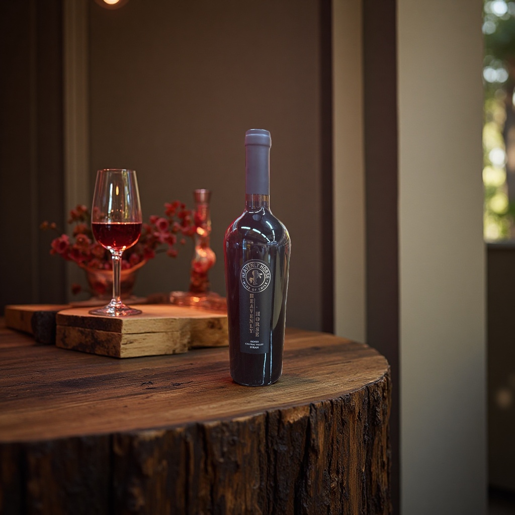 Red wine bottle, glass empty bottle, home decoration cocktail vessel, 750ml details Picture
