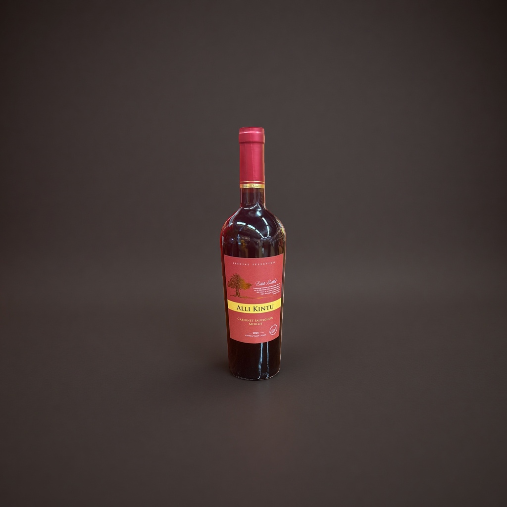 Alli Kintu Cabernet Sauvignon Merlot Wine, 750ml Red Wine bottle, Gift box style Specification image