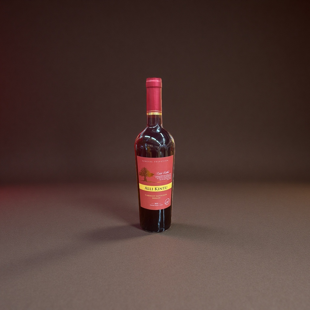 Alli Kintu Cabernet Sauvignon Merlot Wine, 750ml Red Wine bottle, Gift box style
