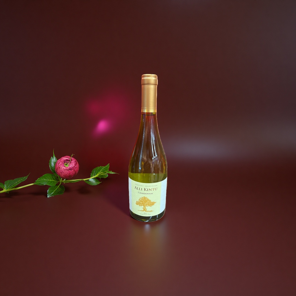 Ali Kintu Chardonnay wine bottle, imported dry white wine 750ml Specification image