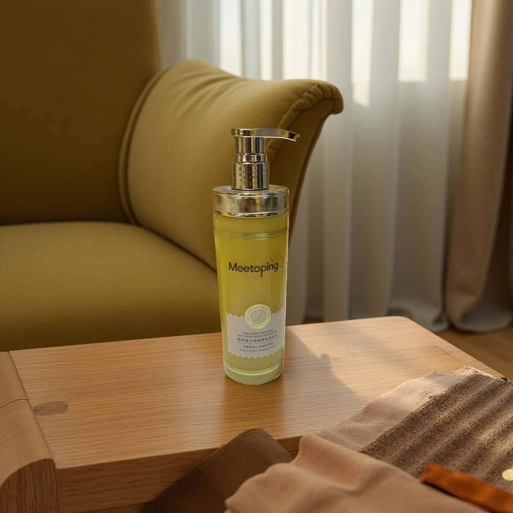 Plant Extract Ginger King Strong Root and Hair Nourishing Shampoo gently removes dandruff, strengthens and nourishes hair, is refreshing and non-greasy Application Scenario
