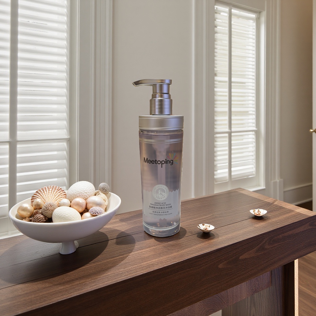 Meetoping Amino Acid Moisturizing and Fragrant Body Wash gently cleanses, hydrates and leaves a lingering fragrance