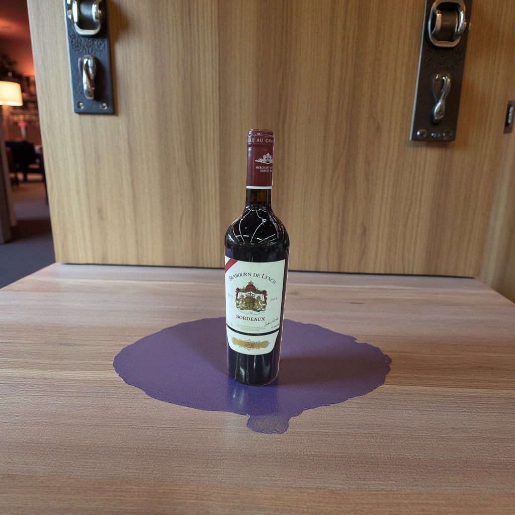 Wine bottle glass storage bottle, home decanter, 750ml, sealable and anti-oxidation Specification image