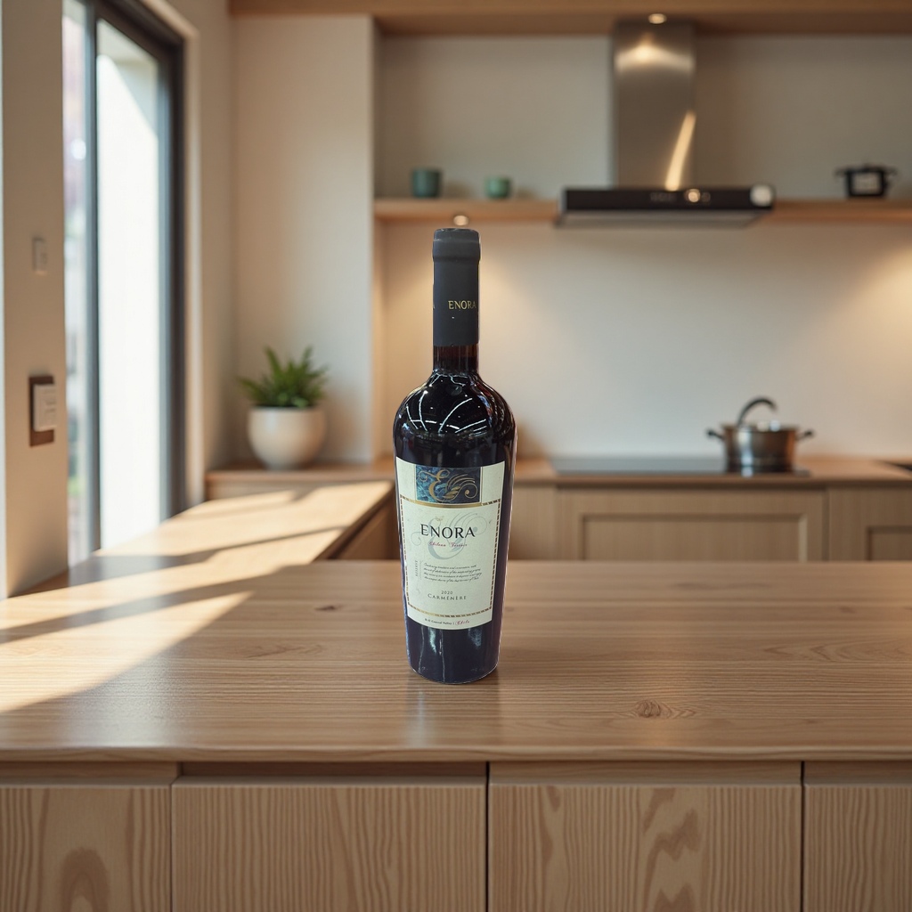 ENORA 2020 Camenere Dry Red Wine in red wine bottle Specification image