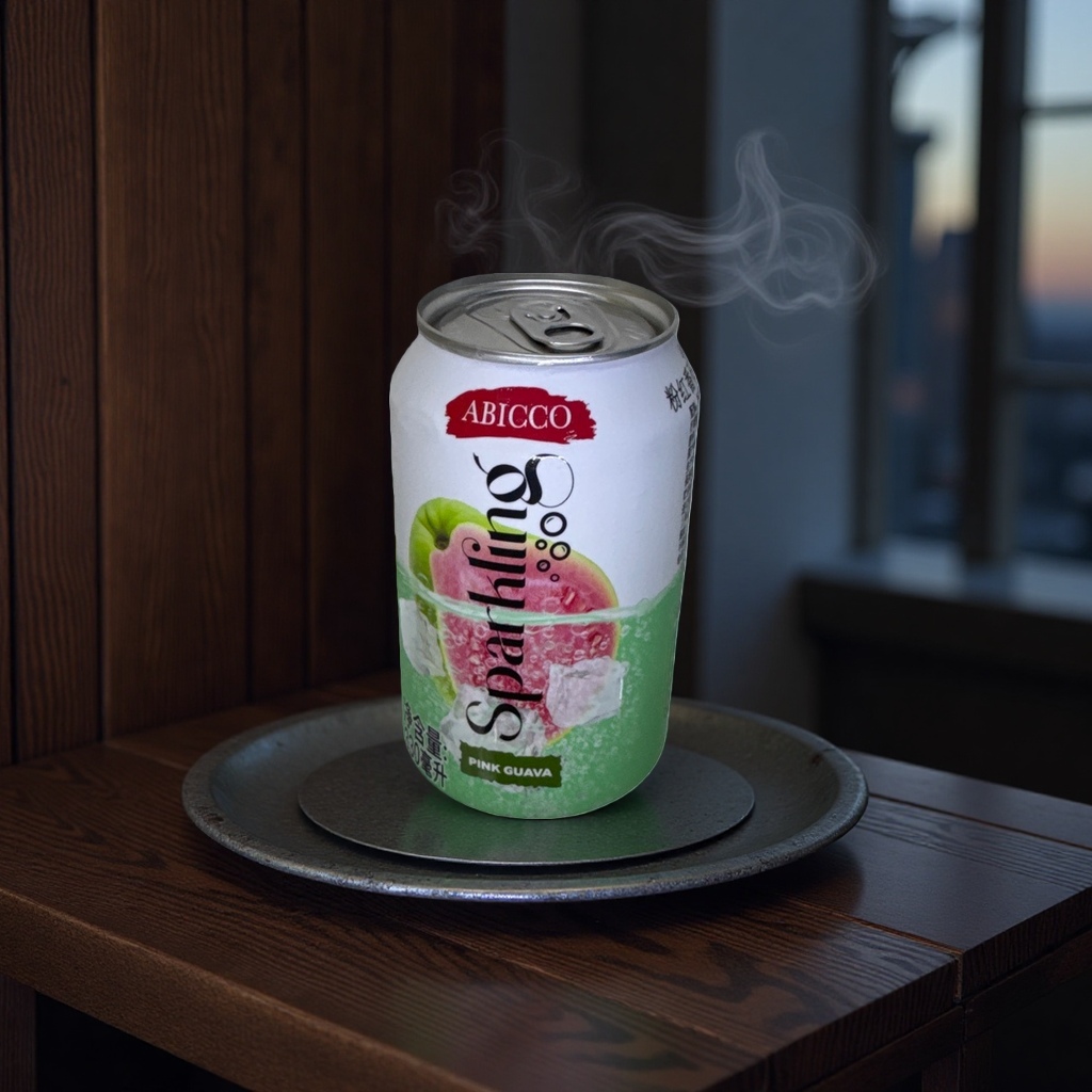 ABICCO Sparkling Pink guava Beverage can Specification image