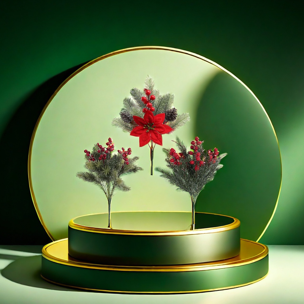 Christmas decorations, artificial bouquets, simulated flower art ornaments, and festive home decoration