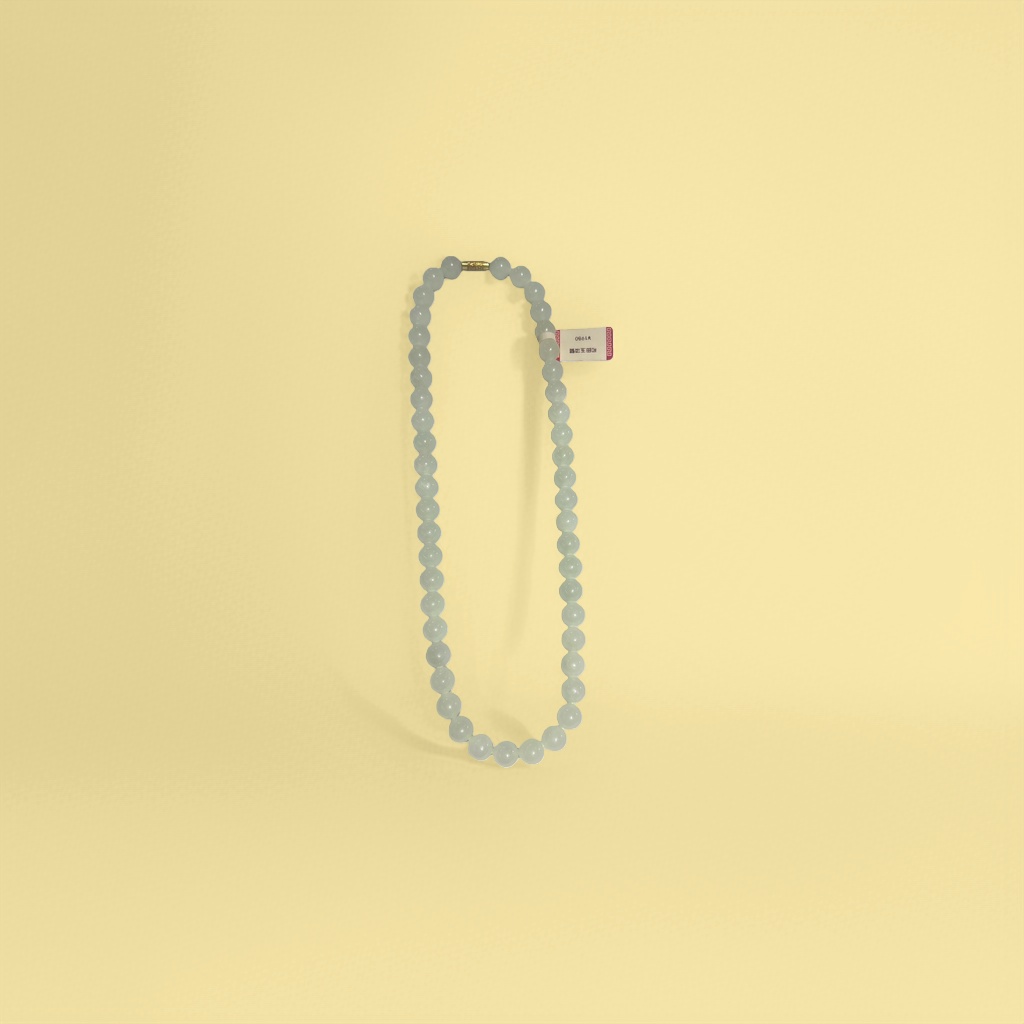 A natural Hetian jade pendant necklace for women, 18K gold inlaid jade