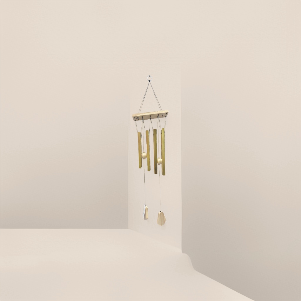 Copper wind chime, retro courtyard decoration, wind chime hanging ornaments, suitable for indoor, balcony and outdoor use. 151745197