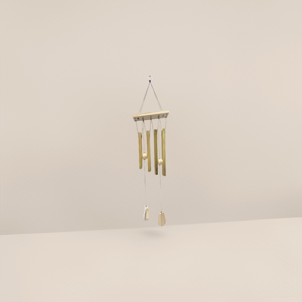 Copper wind chime, retro courtyard decoration, wind chime hanging ornaments, suitable for indoor, balcony and outdoor use. 151745197 Application Scenario