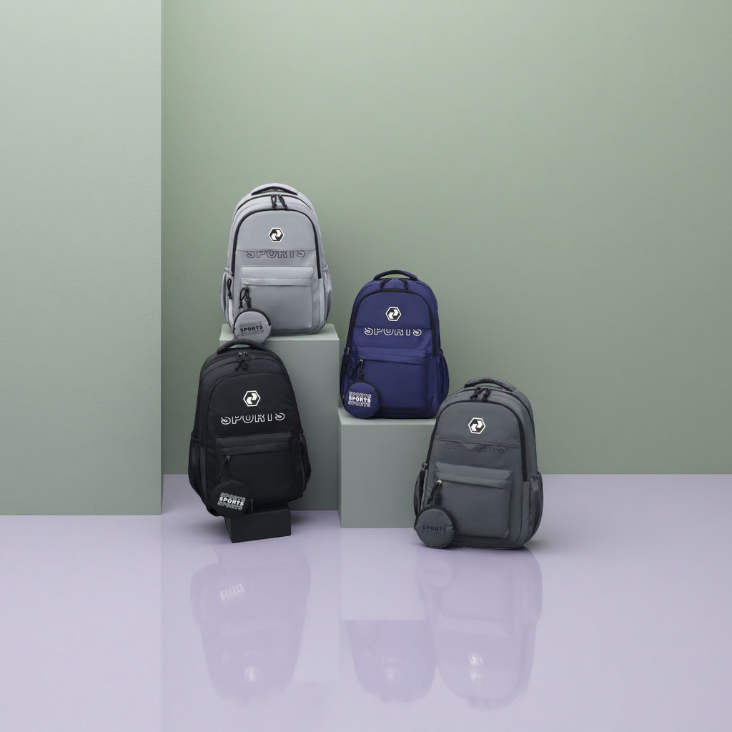 A backpack is a large-capacity, lightweight travel bag for student commuting Specification image
