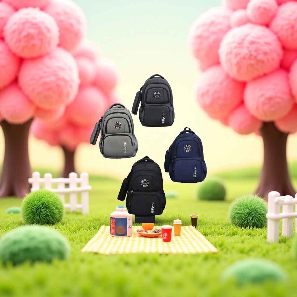 A backpack is a large-capacity, lightweight travel bag for student commuting details Picture