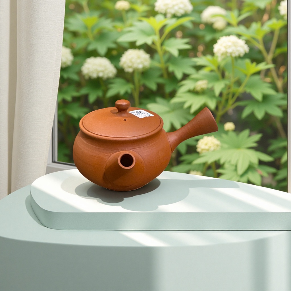 陶制茶壶 手工紫砂泥料 仿古造型 茶具套装