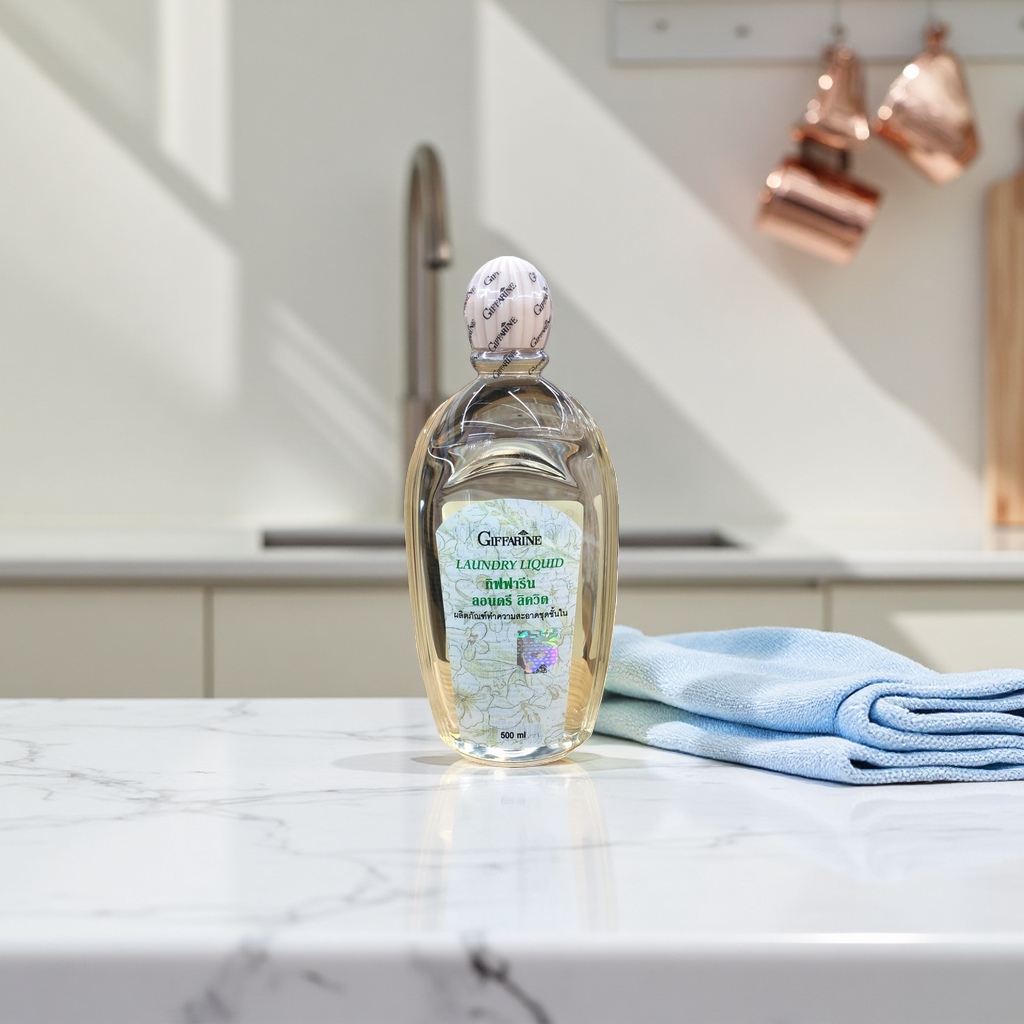 The transparent bottle laundry detergent is gentle, clean clothes smoothly and has strong decontamination power details Picture