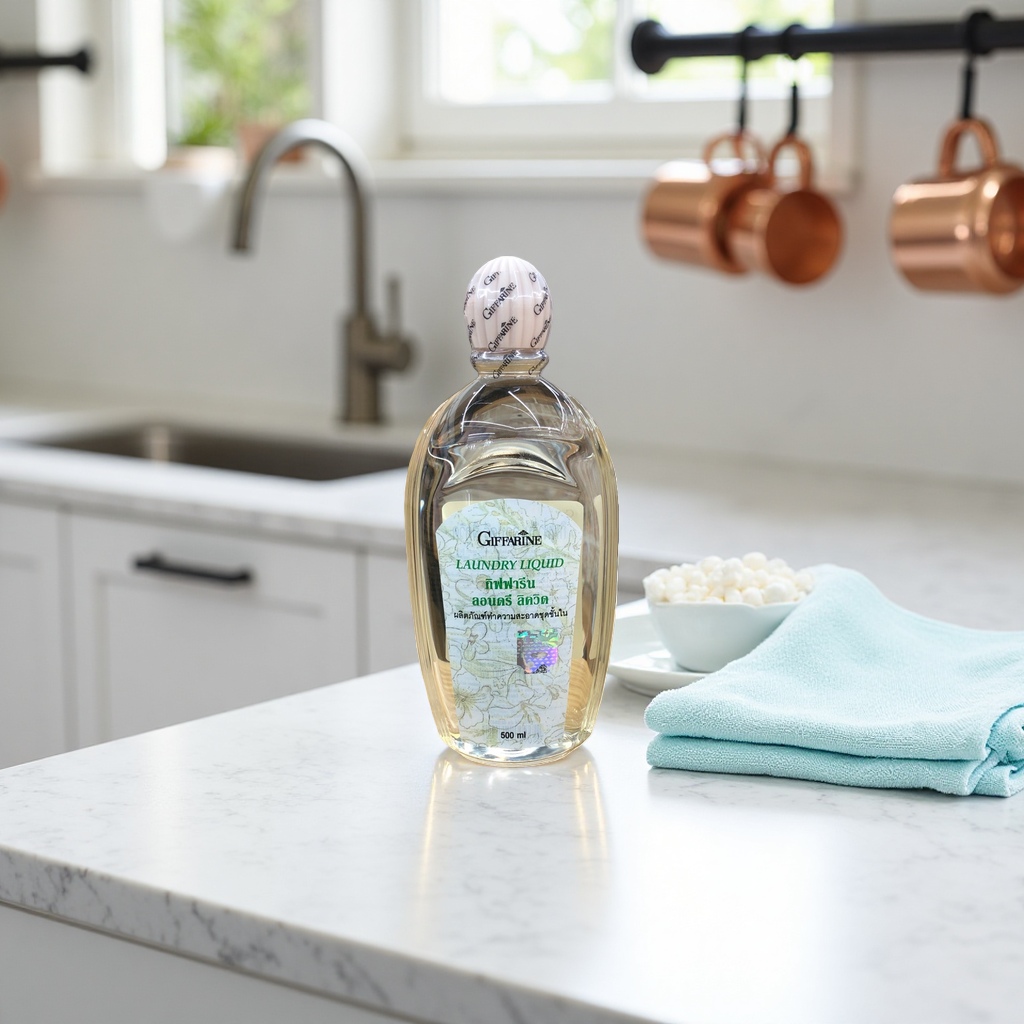 The transparent bottle laundry detergent is gentle, clean clothes smoothly and has strong decontamination power Application Scenario