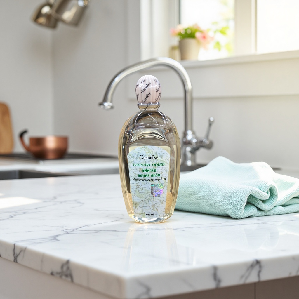 The transparent bottle laundry detergent is gentle, clean clothes smoothly and has strong decontamination power Specification image