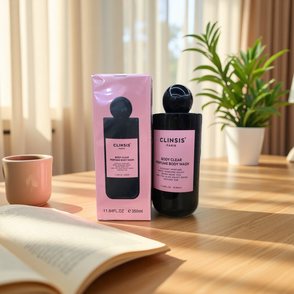 CLINSIS PARIS BODY CLEAR Perfume Body Wash Refreshing and Penetrating Fragrance Body Care Application Scenario