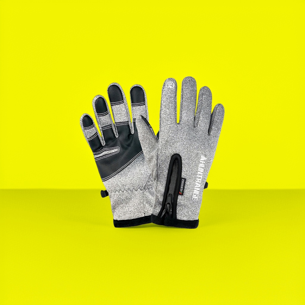 Black waterproof touch screen gloves for winter warmth and anti-slip, suitable for both men and women Application Scenario