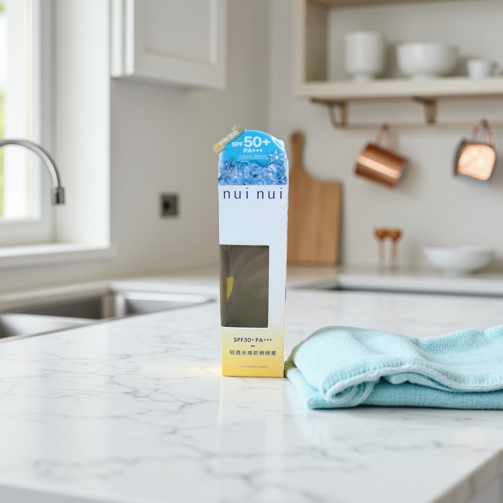 nui nui Light and Water-permeable Sunscreen Spray SPF50+ PA+++ Refreshing and non-sticky portable set Application Scenario