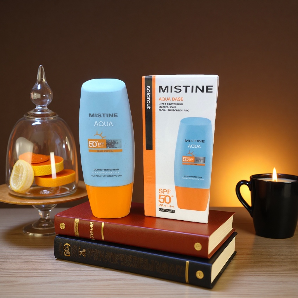 Mistine Aqua Base Sunscreen: Clear and Hydrating Sunscreen 30ml Application Scenario