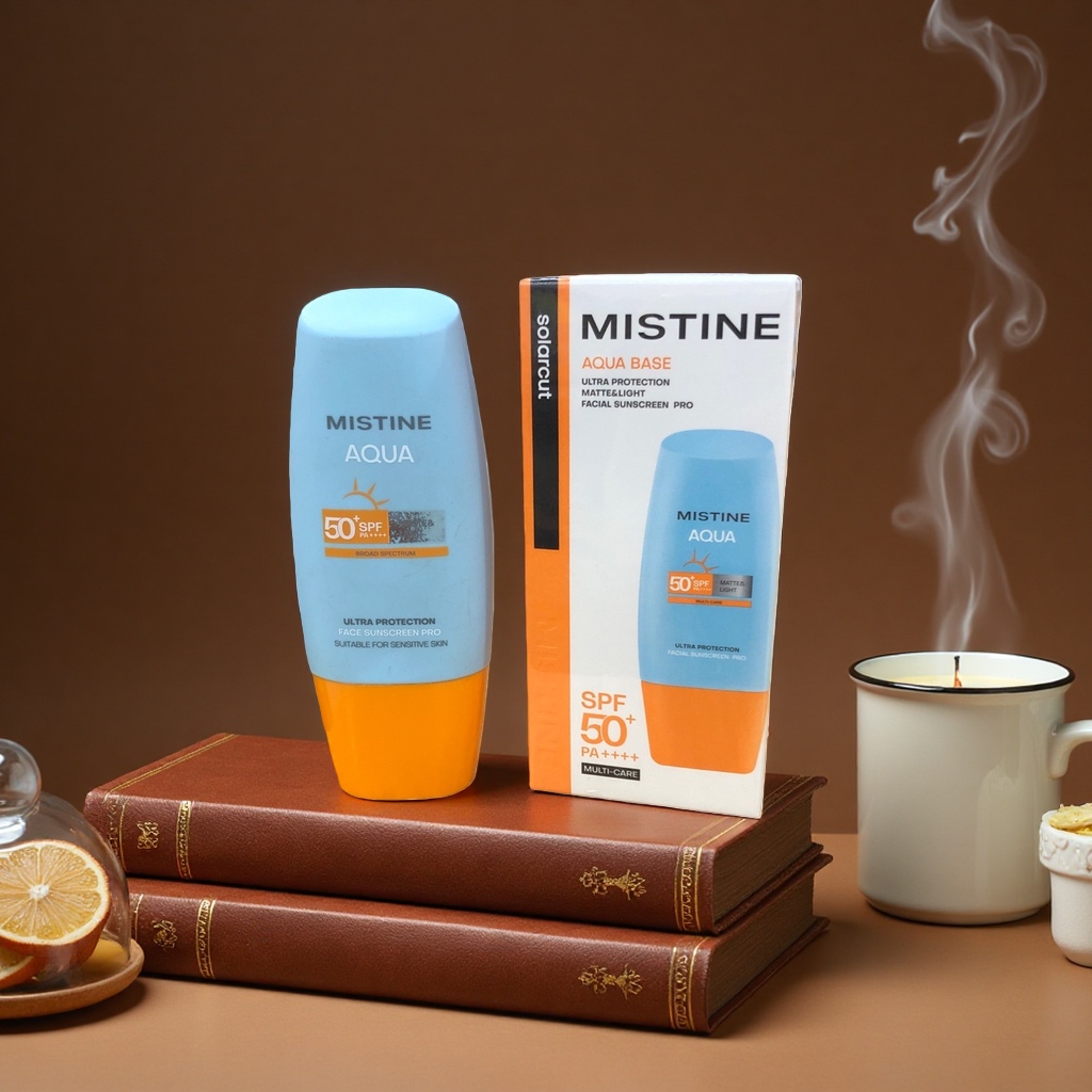 Mistine Aqua Base Sunscreen: Clear and Hydrating Sunscreen 30ml Specification image