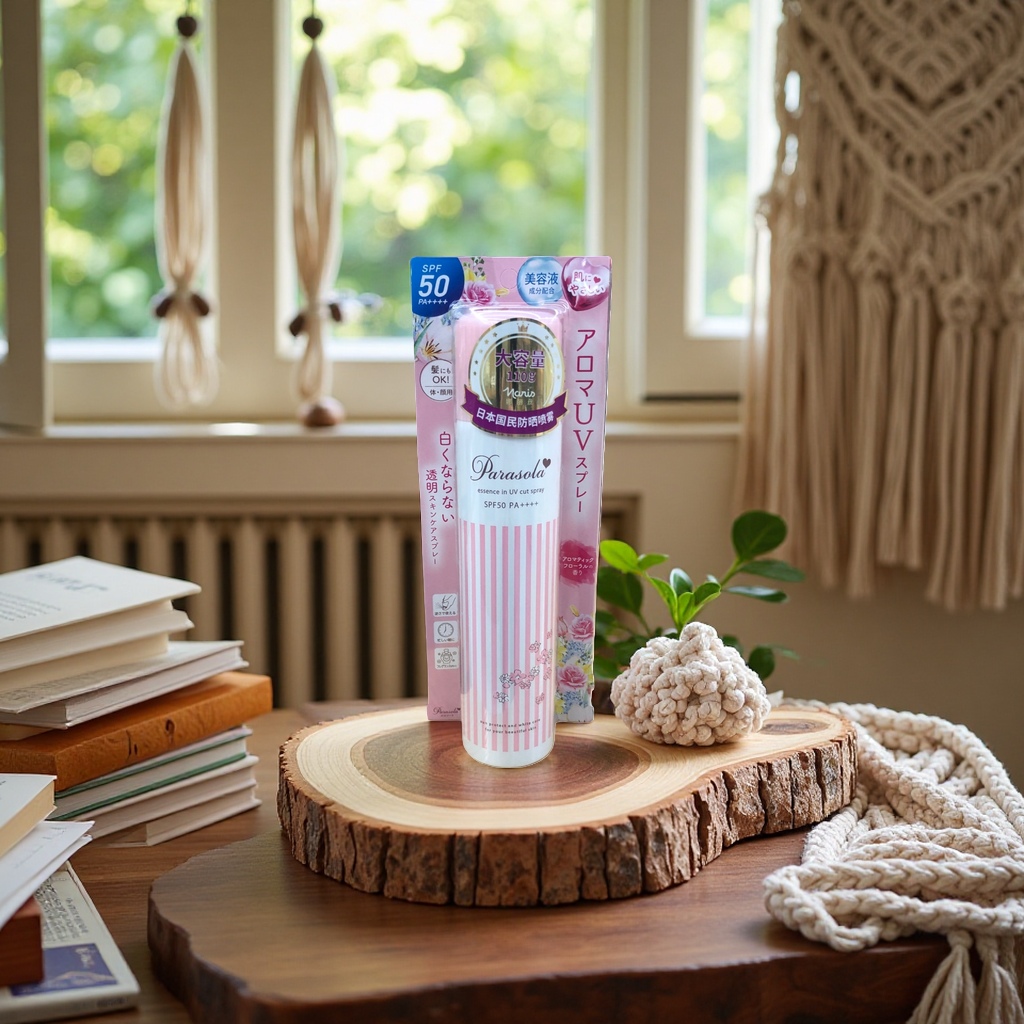 Parasola Sunscreen Spray is refreshing and non-greasy. Portable set: SPF50+ PA+++ Application Scenario