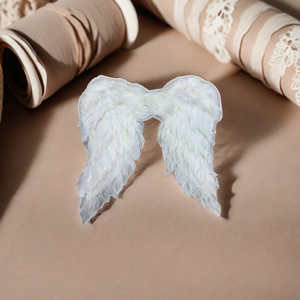 White feather angel wing decorative pendant, an indoor home creative hanging decoration details Picture