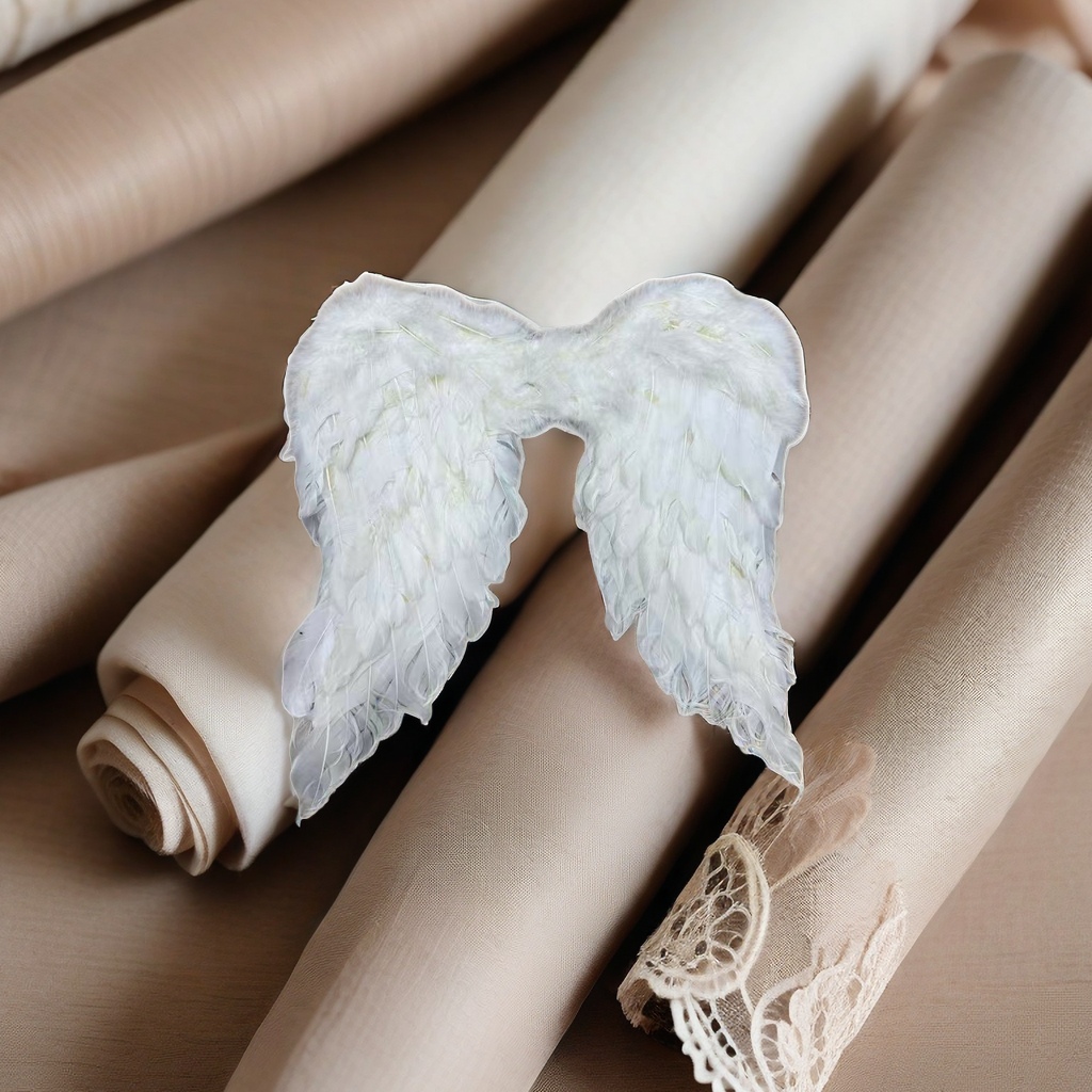White feather angel wing decorative pendant, an indoor home creative hanging decoration
