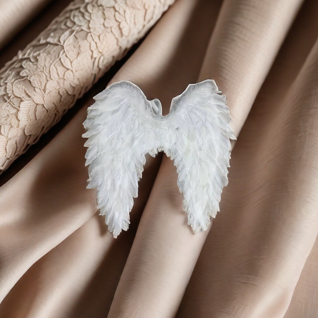 White feather angel wing decorative ornament, indoor home creative hanging decoration 160548512 details Picture