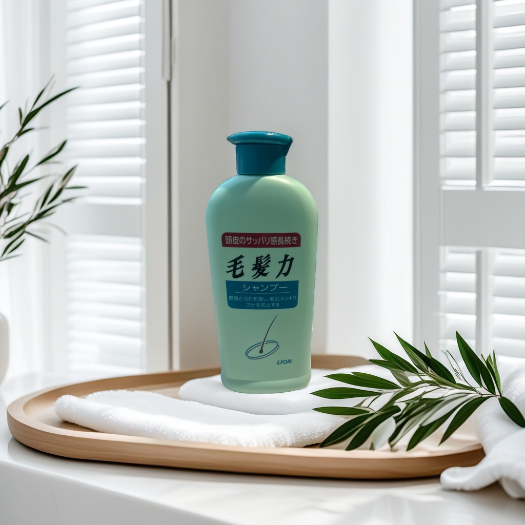 毛髮力绿色瓶身洗发水 清爽去屑强韧发根