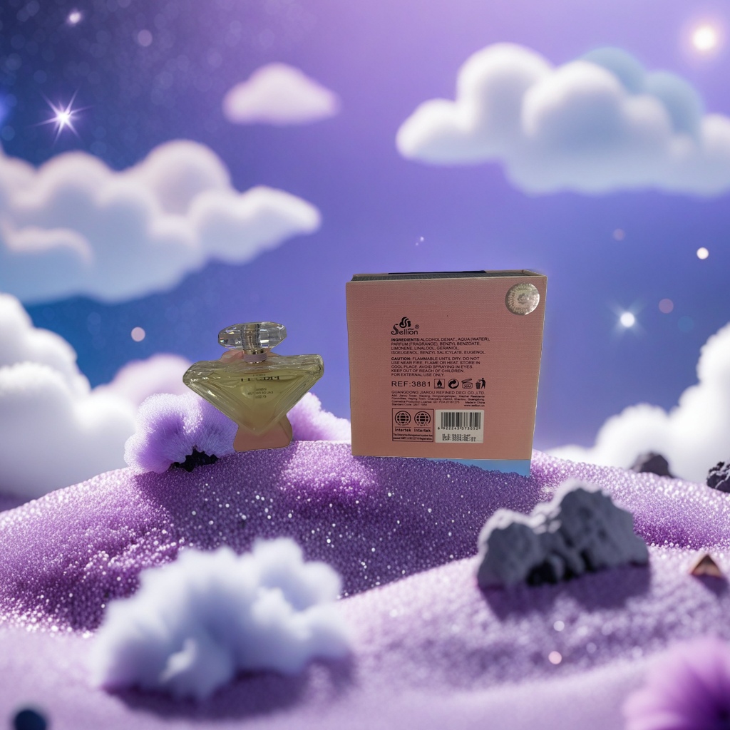 Complete gift box set with perfume bottle and packaging box Application Scenario