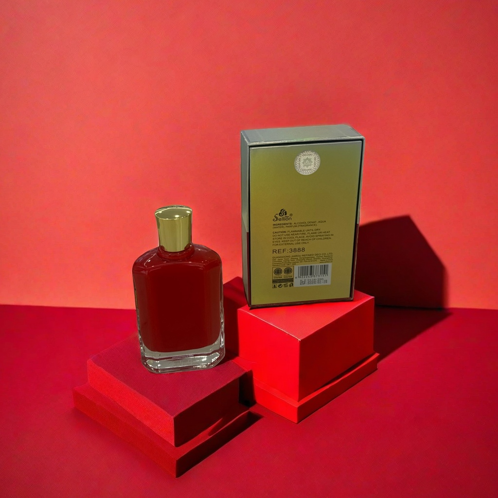 Red perfume bottle, perfume bottle, glass spray bottle, universal refill bottle, home fragrance accessories Specification image