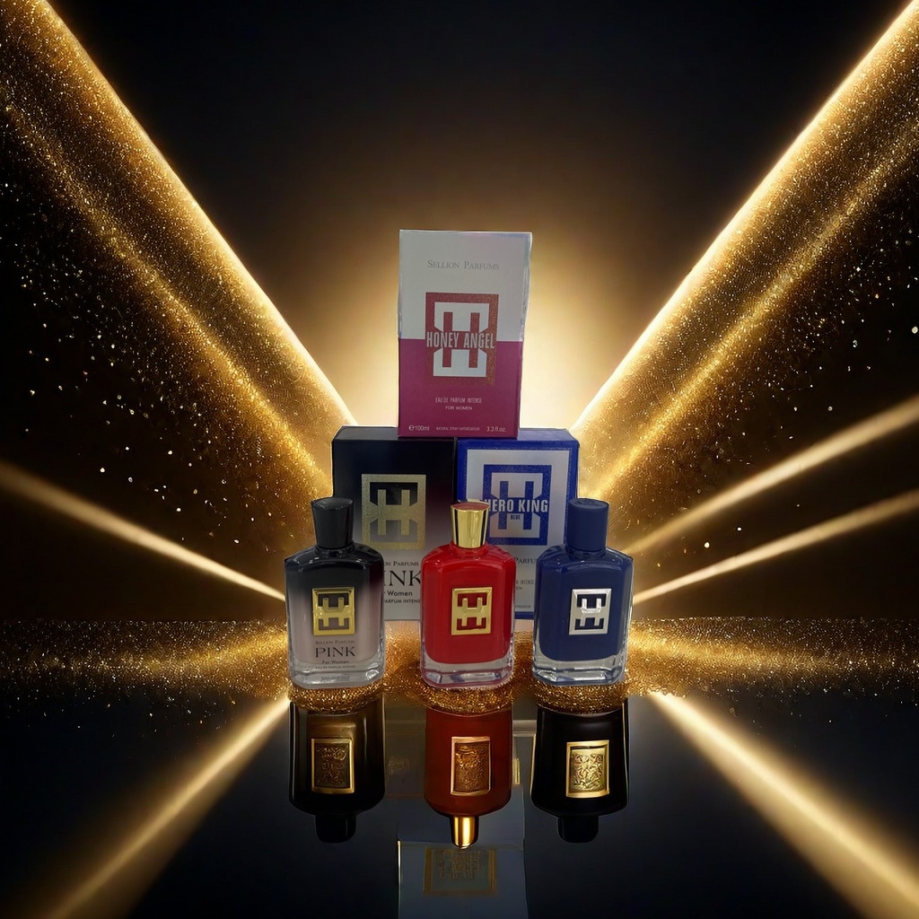 Three-bottle perfume gift box set, long-lasting fragrance, exquisite packaging box details Picture